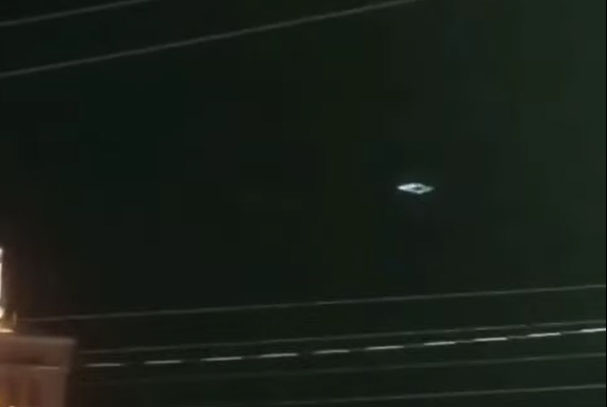 Glowing Diamond-shaped UFO Spotted in Sky over Brazil
