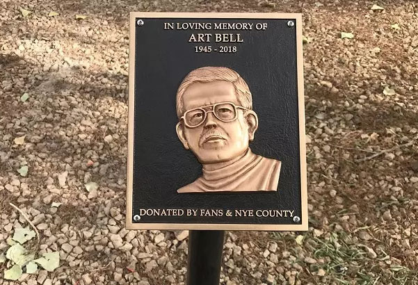 Memorial Plaque Honoring Art Bell Unveiled in Pahrump, Nevada