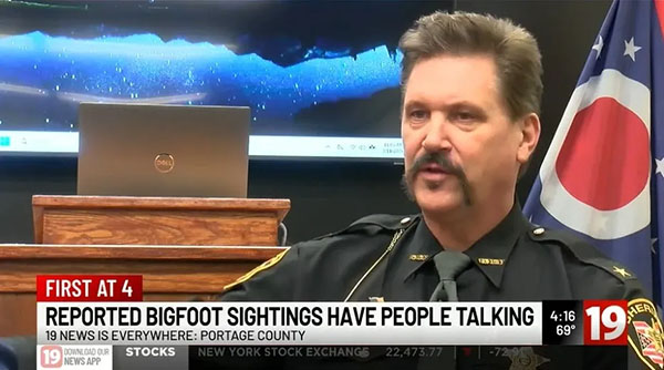 Ohio Police Give Update after Multiple 'Bigfoot Sightings'