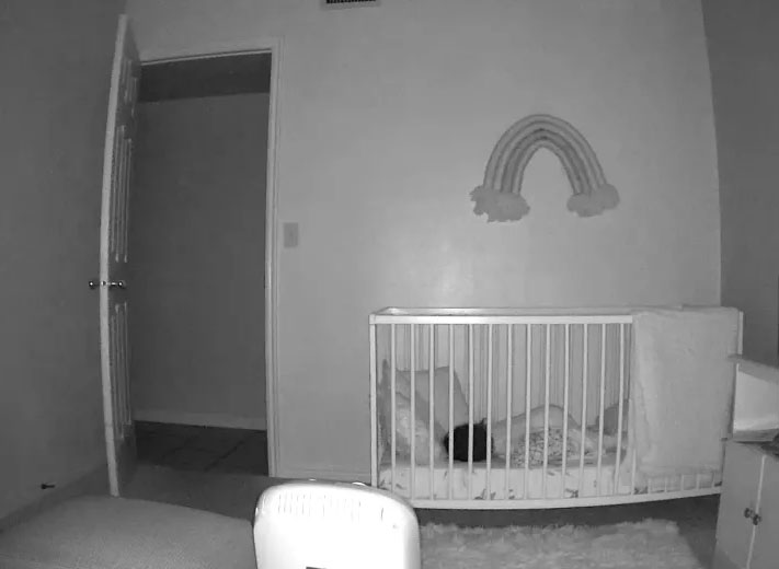Door Caught Opening By Itself on Baby Cam