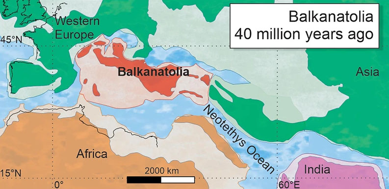 Long-Lost Continent 'Balkanatolia' Found in the Mediterranean