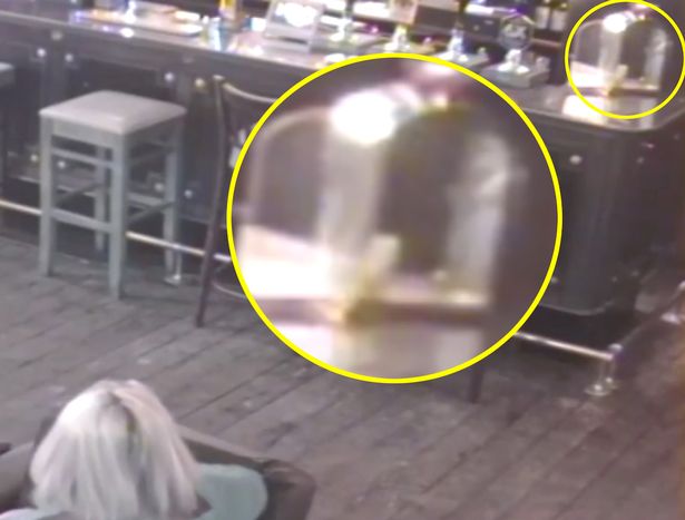 'Poltergeist' Recorded Opening Glass Case at Renowned Hotel Bar