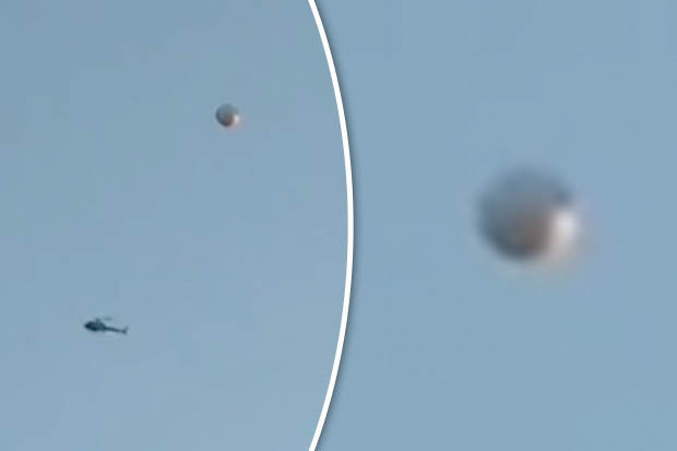 Helicoper 'Circling UFO' Recorded on Video Above Los Angeles