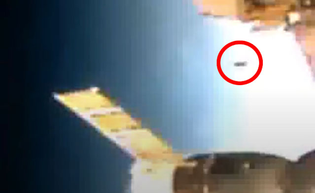 Strange 'UFO' Spotted on International Space Station Live Cam
