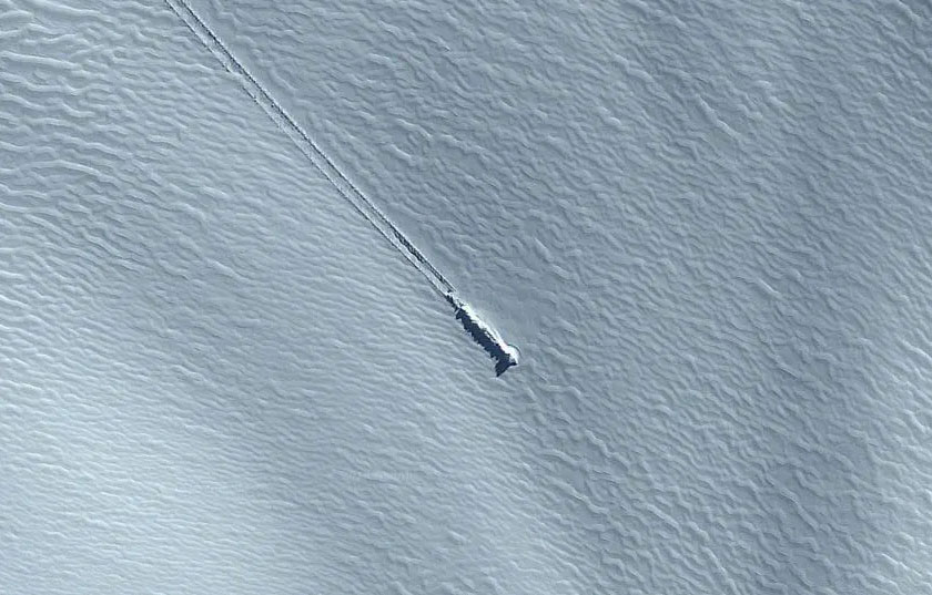 'UFO Crash Site' Spotted on Antarctic Island via Google Earth?