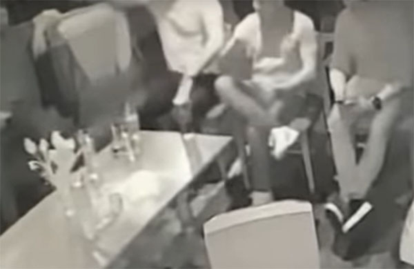 Ghost Spills Pint at British Pub?