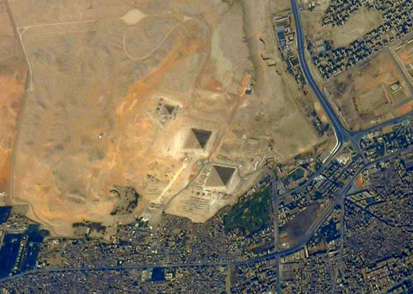 Japanese Astronaut Shares Photo of Pyramids Taken from the ISS