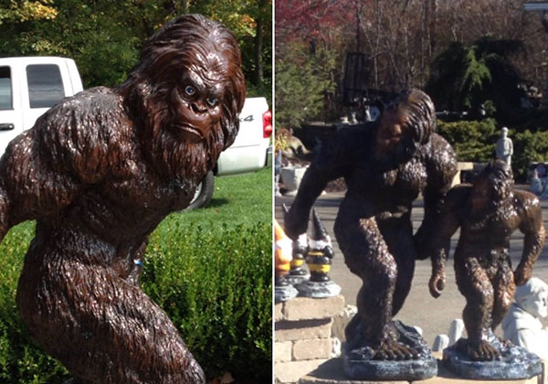Bigfoot Statues Mysteriously Vanish