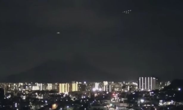 'UFO Chased by Orbs' Spotted on Japanese Live Stream Footage