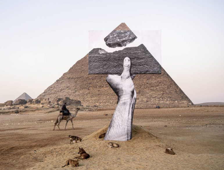 Contemporary Art Exhibits Arrive at the Egyptian Pyramids