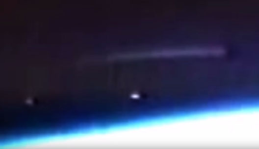 'Alien Megaship' Recorded Near International Space Station