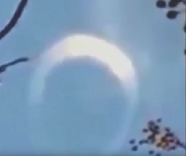 Mysterious 'UFO' Shaped Like Half Moon Spotted in Sky