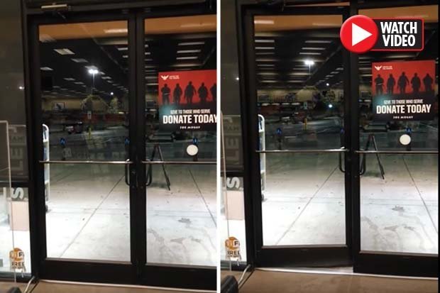 Store Attendant Captures Ghostly Happenings While Locking Up