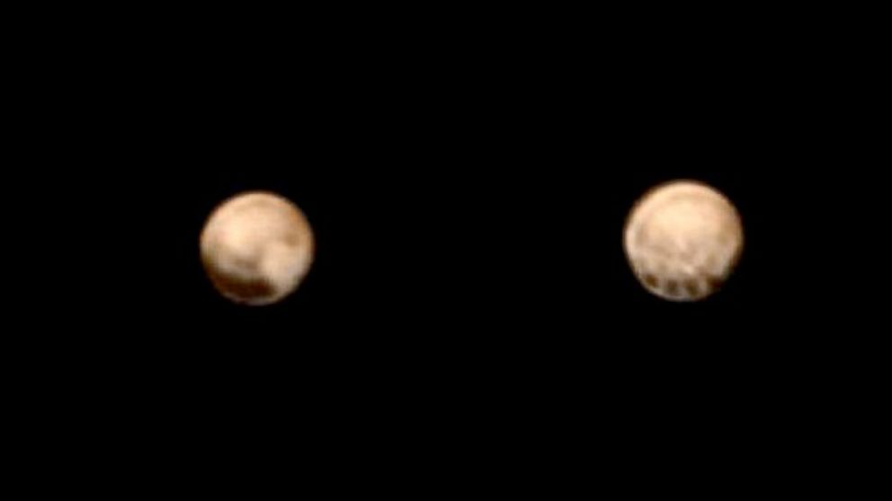 Weirdly Geometric 'Dark Spots' Become Visible on Pluto