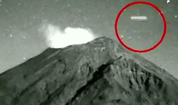 'UFO' Recorded Speeding Past Volcano