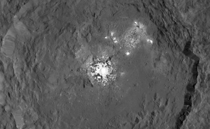 Mystery Particle Blasts from Ceres Strike NASA Probe
