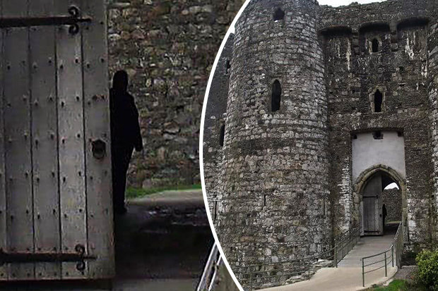Mystery as Shadowy Figure Snapped at 'Empty' Medieval Castle