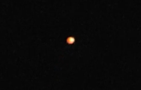 Orange Fireball 'UFO' Sighted in Austin Texas