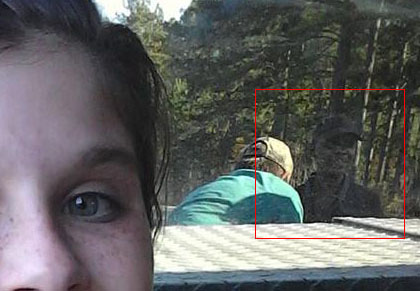 Teenage Girl Snaps 'Haunting' Photobomb