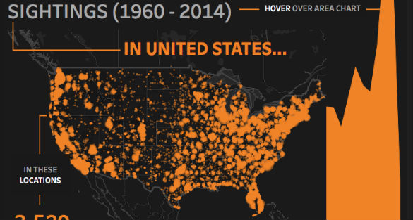 UFO Sightings Visualization Competition Held by Data Crunchers