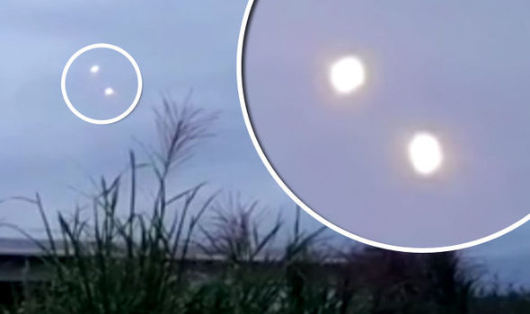 'UFOs' Filmed Circling and Merging Over Austria