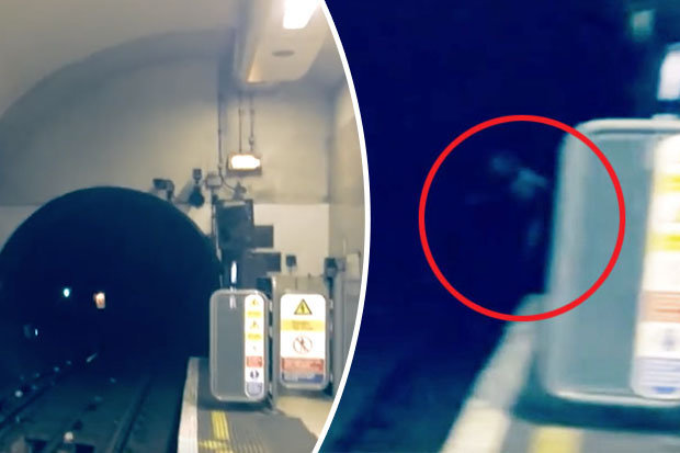 Ghost Caught on Camera in London Underground?