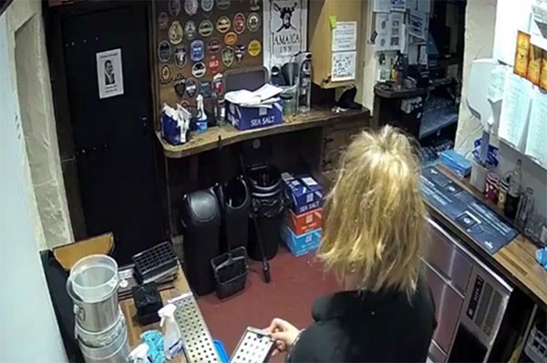 CCTV Footage Captures 'Ghost' Dropping Phone at 'Haunted' Pub