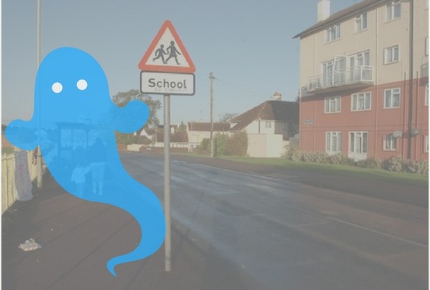 'Ghost of Blue Lady' Spotted Outside Primary School