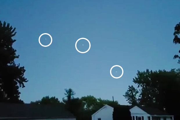 'UFOs' Caught on Camera Following Man's Summoning Meditation