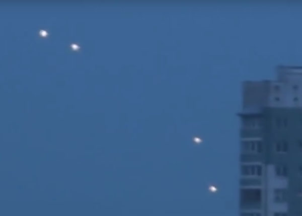 'Orb UFO Fleet' Filmed Over Belarus