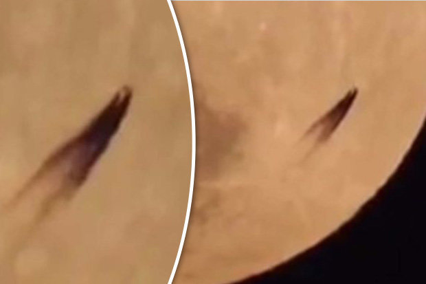 Mysterious Object Filmed Flying Across the Moon 