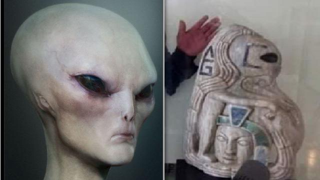 Does This Ancient Statue Depict the Image of a Grey Alien?