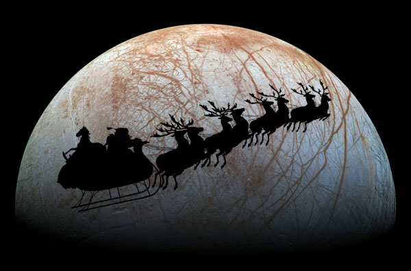 Scientist Hints Santa's Workshop Could Be Located in Space