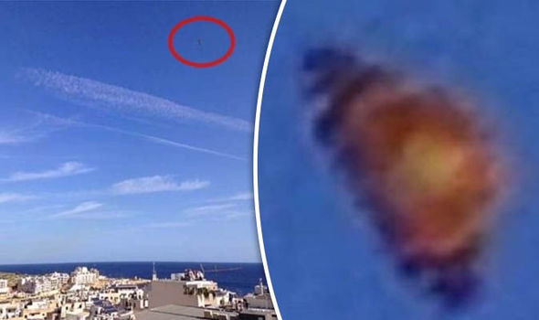 'Croissant Shaped UFO' Snapped Over Malta