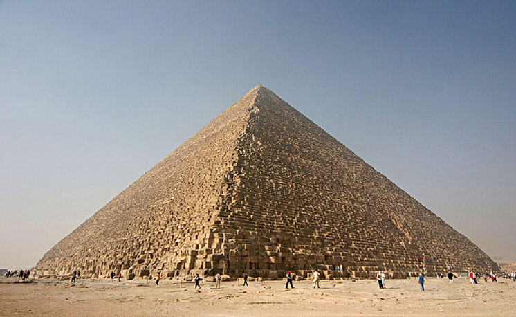 Great Pyramid of Giza is Slightly Lopsided