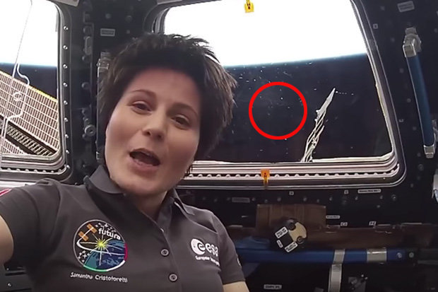 'UFOs' Captured Maneuvering Behind Astronaut in ISS Video