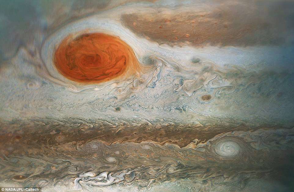 Water Discovered in Jupiter's Great Red Spot Could Support Life