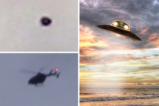 Mystery Helicopter 'Chases Dark Ring UFO' Near English Coast