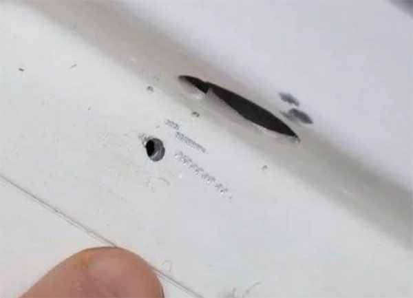 Mystery of Hole 'Drilled into Wall' of Space Station Deepens