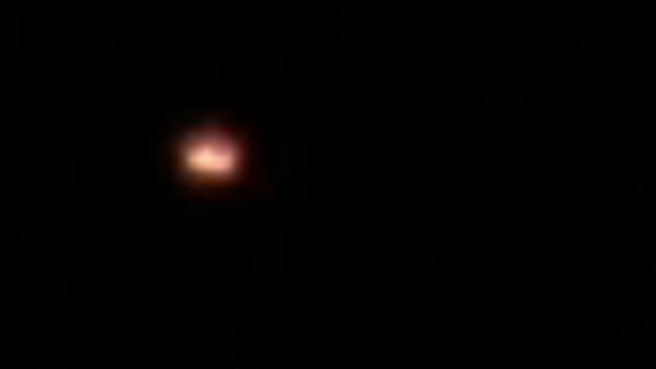 Orange Orb 'UFO' Filmed Flying Over New Jersey
