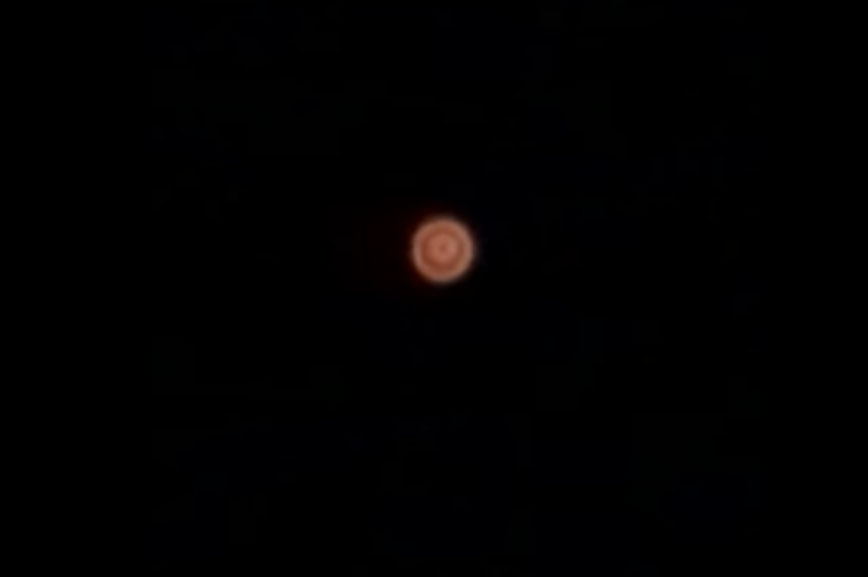 Orange Orb 'UFO' Recorded over South Carolina