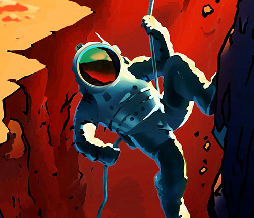 NASA’s Retro Posters Invite Red Planet Recruits