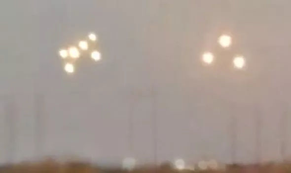 'Fleet of UFO' Lights Captured over Arizona