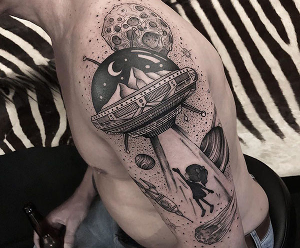 Instagram Users Show-off Their UFO Tattoos