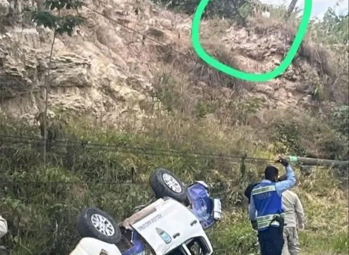 'Ghost' Snapped Watching over Scene of Deadly Car Accident?