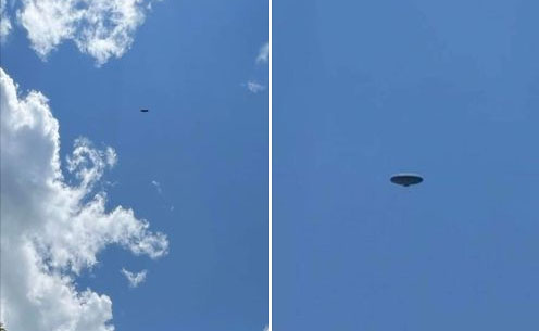 Onlooker Captures 'UFO' on Camera over Michigan