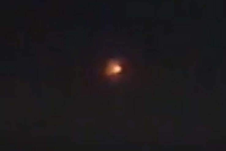 Orange Fireball 'UFO' Recorded by Man in Texas