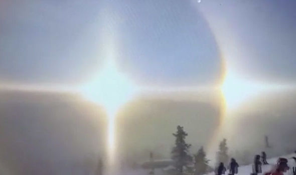 Atmospheric Sun Halo Seen as 'Sign from God'