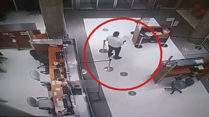 Hospital Guard Speaks to 'Ghost Patient' in Eerie CCTV Video