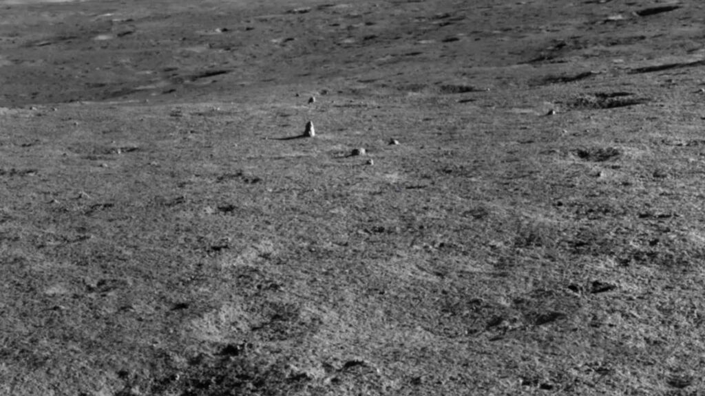 Chinese Rover Finds Weirdly-shaped Rock on the Moon's Far Side